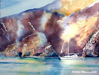 Clive Williams artist Dixcart Bay